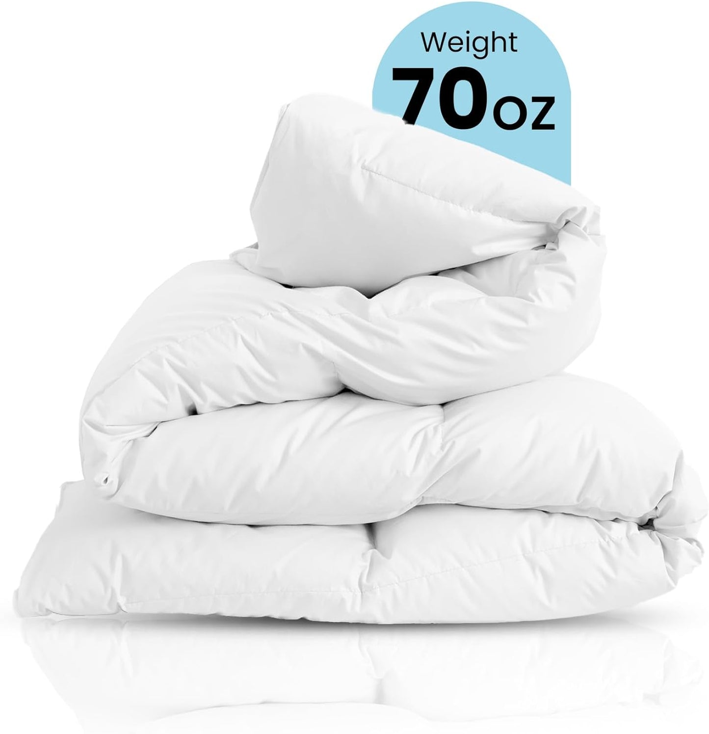 Pure Dream 10% Goose Down, 90% Goose Feather Duvet Insert, Winter Weight