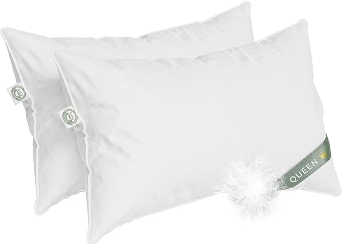 800FP European Dream 100% Goose Down Bed Pillow