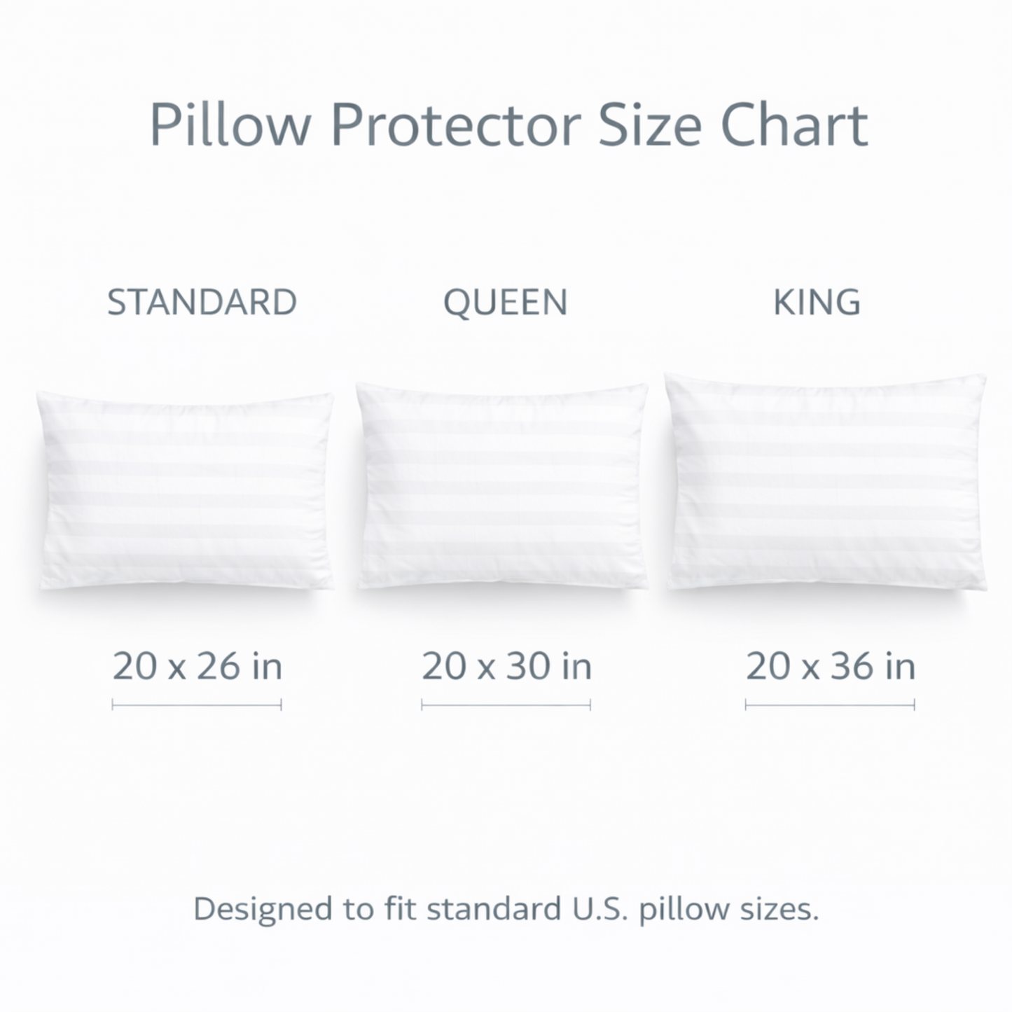 100% Cotton Zippered Pillow Protector
