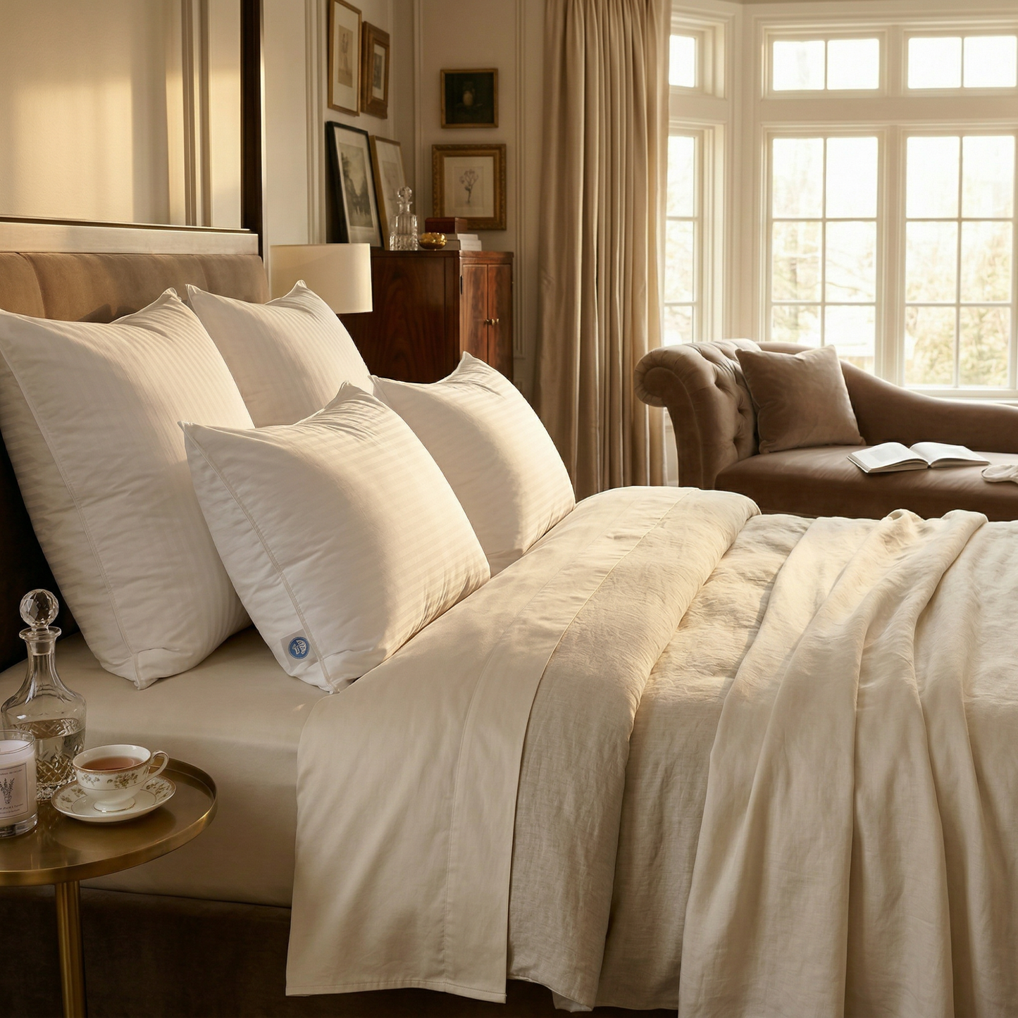 Balanced Dream 50/50 Goose Down & Feather Medium Firm Bed Pillow