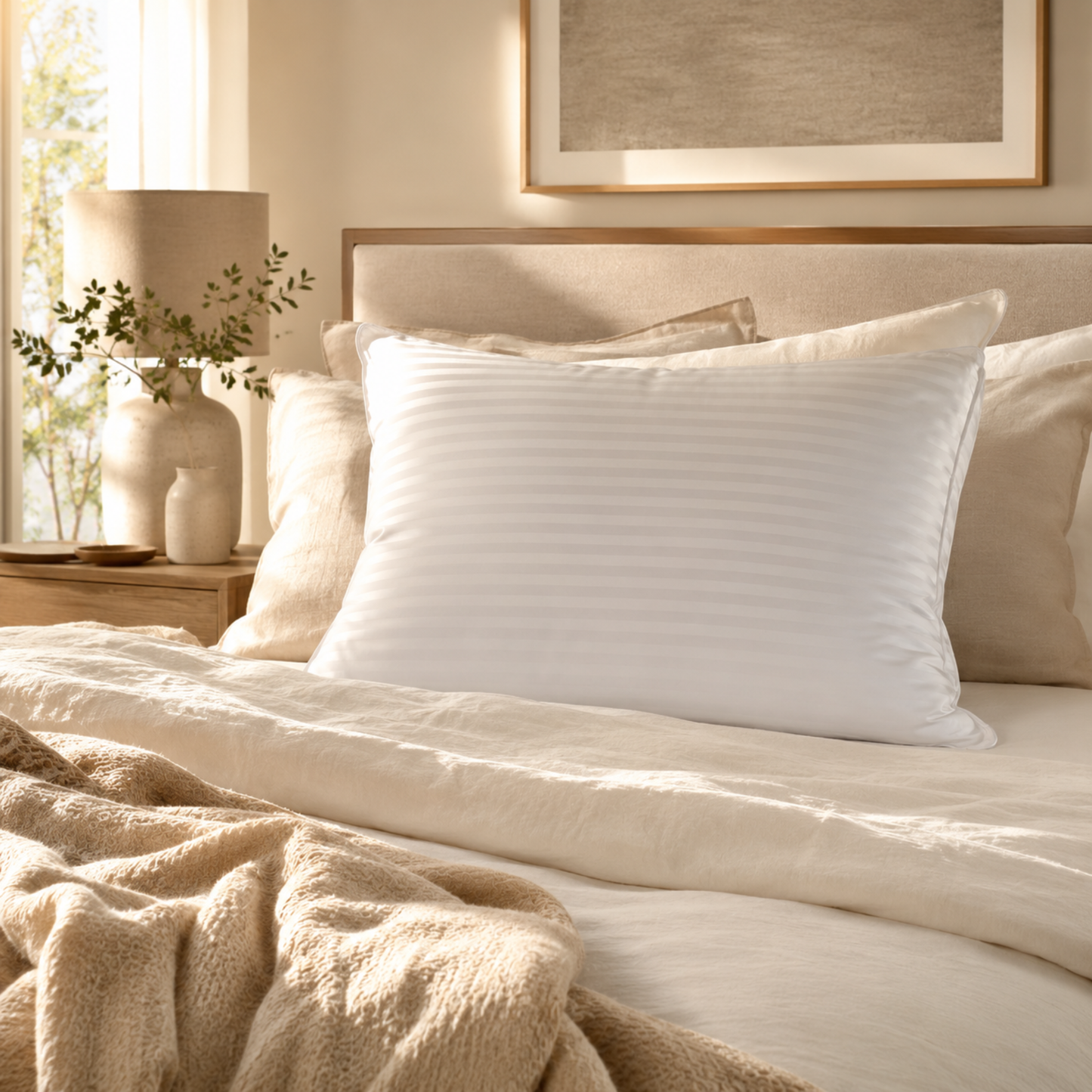 Cozy Dream 15/85 Goose Down & Feather Medium Support Pillow