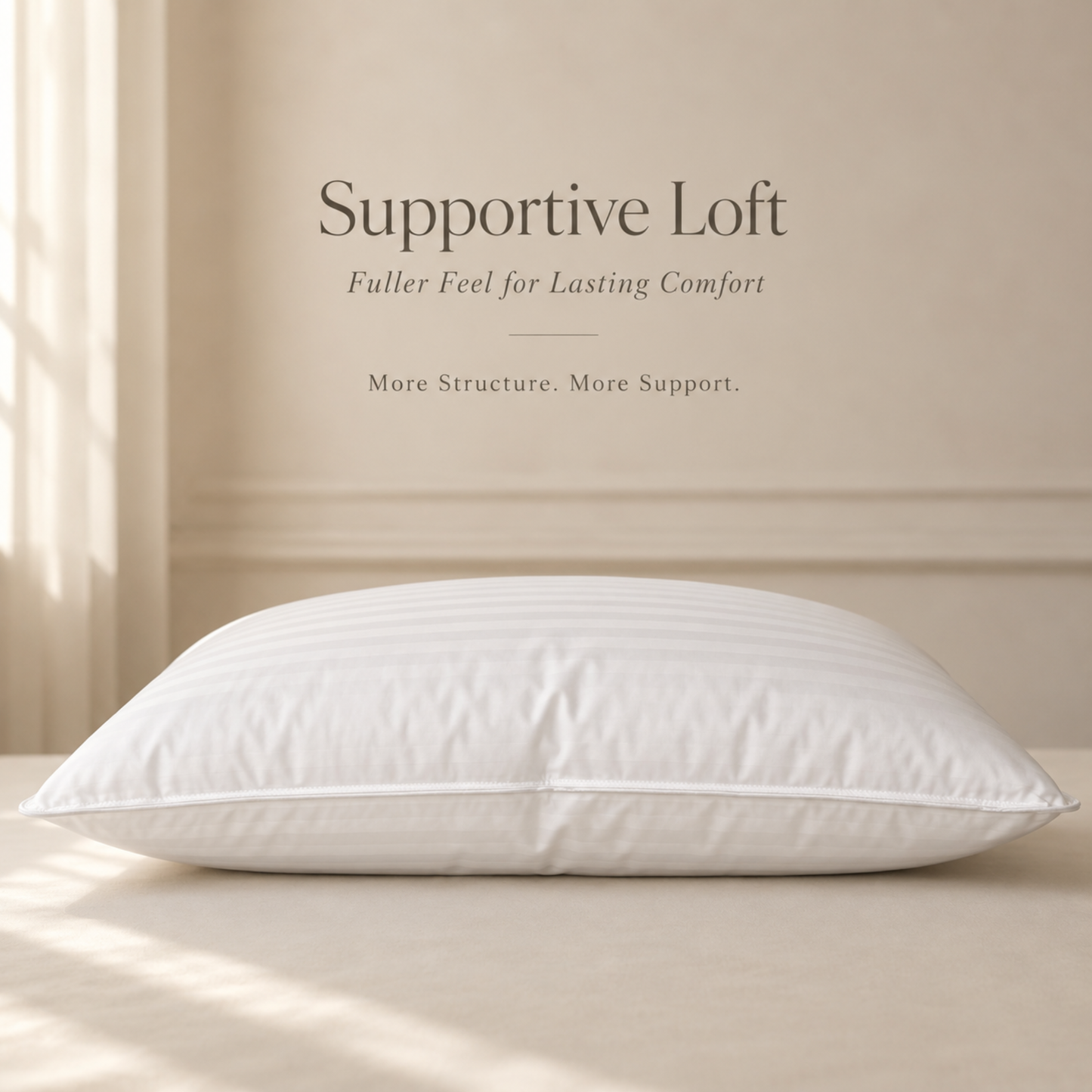 Cozy Dream 15/85 Goose Down & Feather Medium Support Pillow