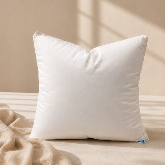 25/75 Down & Feather Throw Pillow Insert with Protective Cover