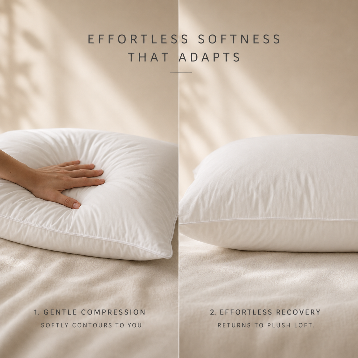 European Dream 800 Fill Power Down Pillow