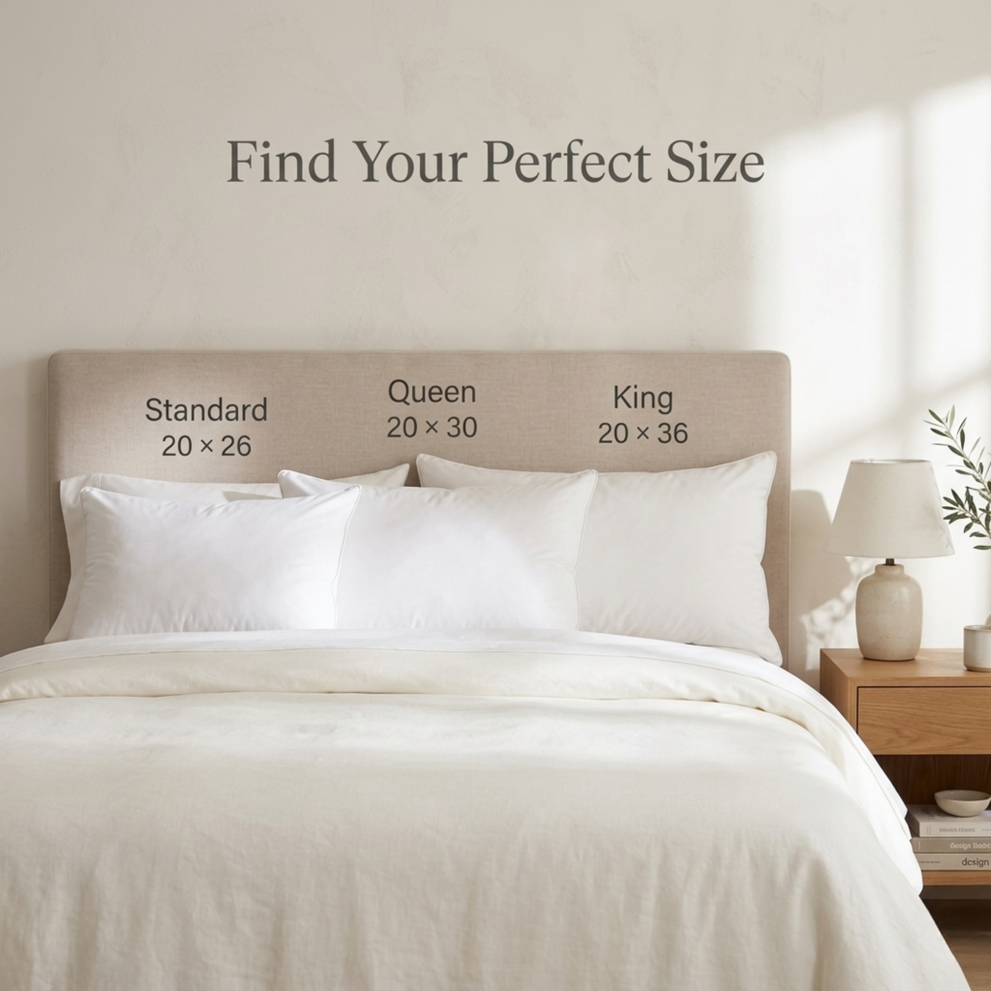 European Dream 800 Fill Power Down Pillow