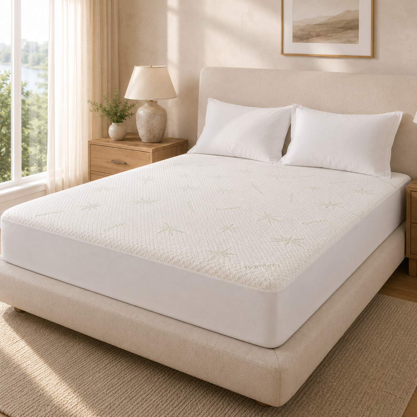 Waterproof Bamboo Mattress Protector
