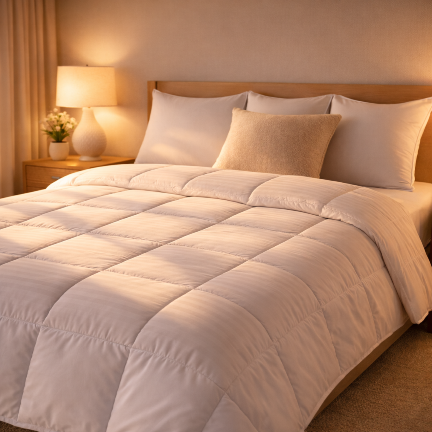 Eco Dream 100% Cotton Jacquard Comforter Duvet Insert