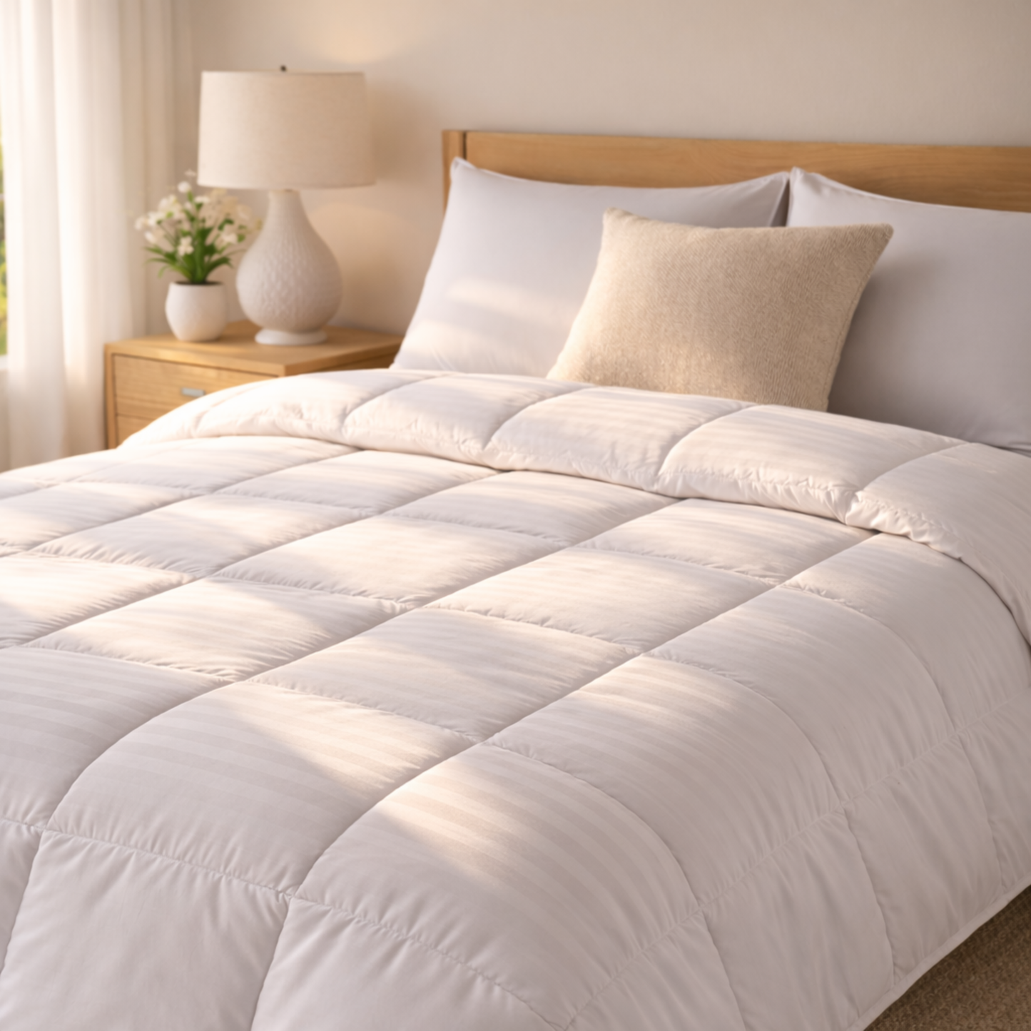 Eco Dream 100% Cotton Jacquard Comforter Duvet Insert