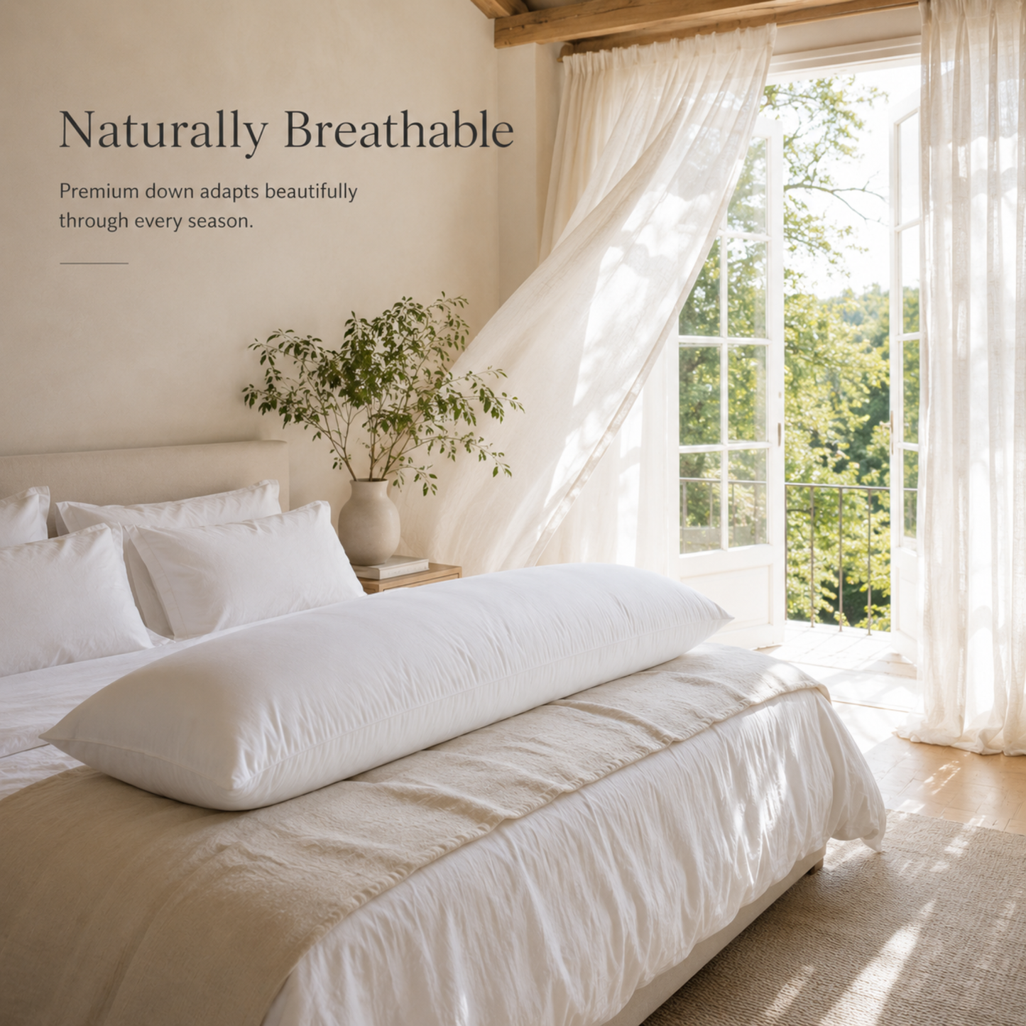 Premium Duck or Goose Down Body Pillows