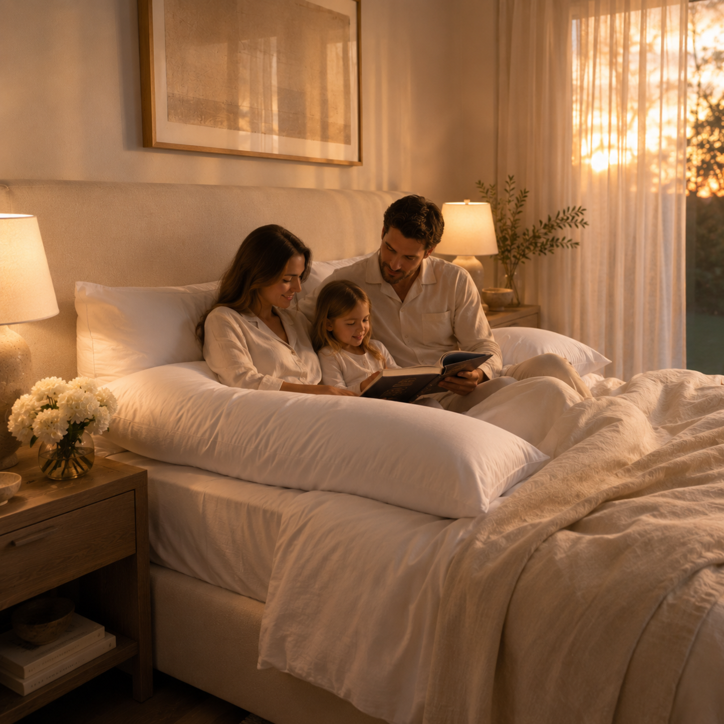 Premium Down & Feather Blend Body Pillows