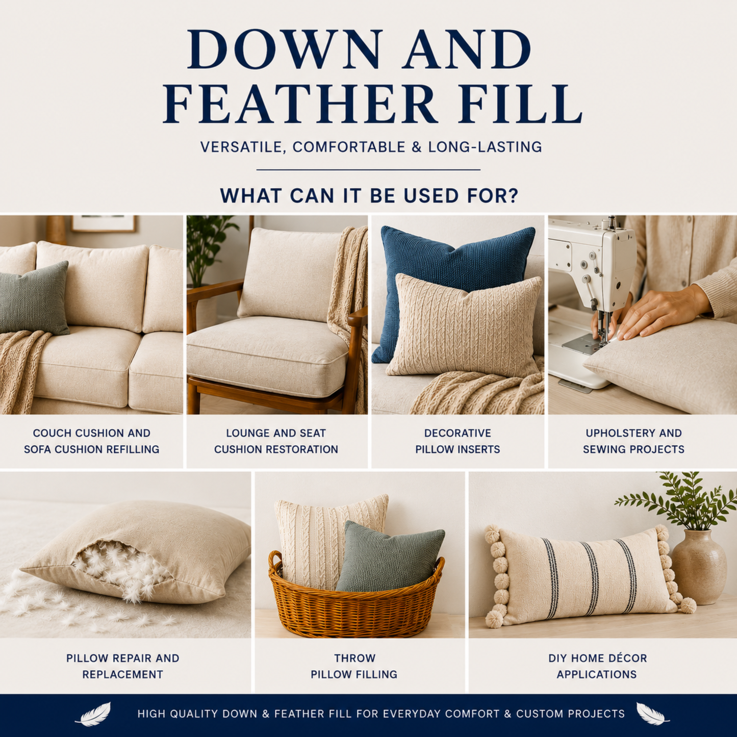 Premium Down & Feather Filling